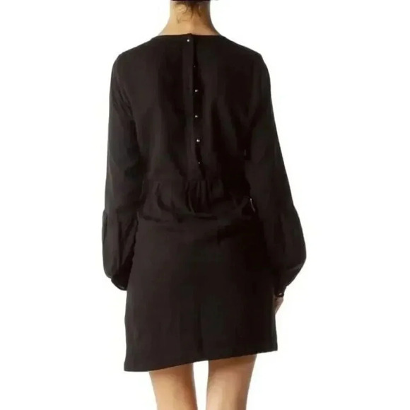New Twelfth Street By Cynthia Vincent Shift Dress Small Black Embroidered - Picture 2 of 11